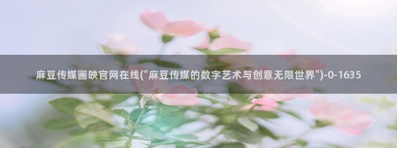麻豆视频 内容资源